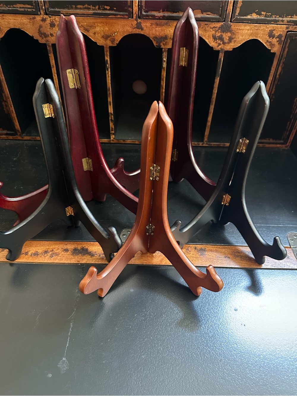 Classic Wood Display Easel Stand - Brown
